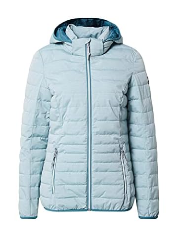G.I.G.A. DX Damska kurtka funkcyjna Uyaka Stripe Casual o wyglądzie puchu, z odpinanym kapturem