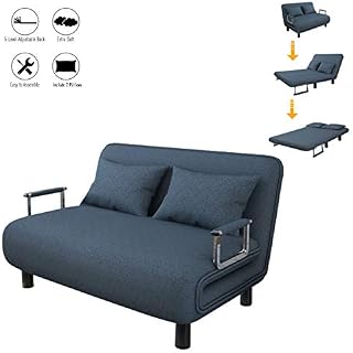 Sofa Bed Twin Size Folding Sofa Bed Portable Sleeper Chaise Lounges with Detachable