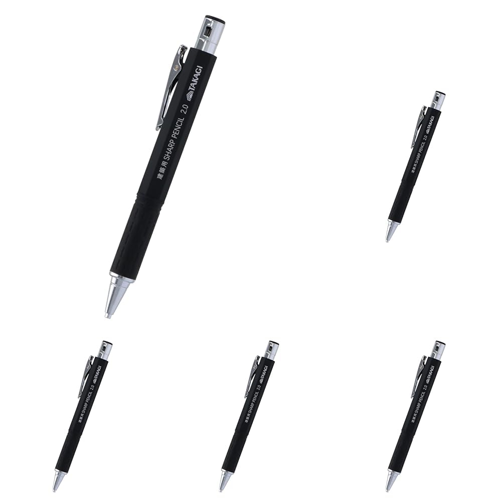 Amazon.co.jp: 高儀 TAKAGI 建築用 シャープペンシル 3連発 黒 2.0mm