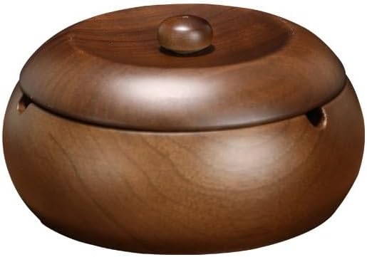 Ashtray Ashtray Living Room Home Wooden with Lid Chinese Style Brass Ashtray Ashtrays