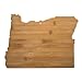 Totally Bamboo 20-7980OR Oregon State Shaped Bamboo Serving & Cutting Board,