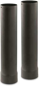 Guide Gear Outdoor Wood Stove Pipe Extension Accessories, 2-Piece Accessory Set
