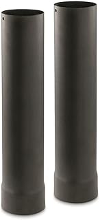 Guide Gear Outdoor Wood Stove Pipe Extension Accessories, 2-Piece Accessory Set
