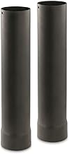 Guide Gear Outdoor Wood Stove Pipe Extension Accessories, 2-Piece Accessory Set