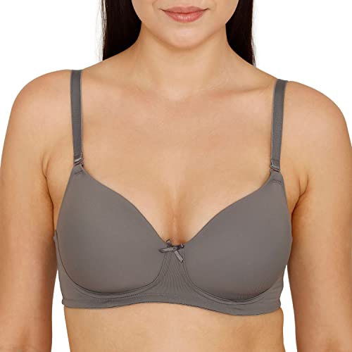 Image of Zivame Padded Non Wired 3 /4th Coverage T Shirt Polyamide Elastane Bra - Red