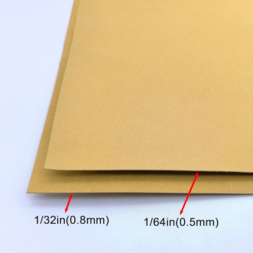 Strongthium 2 Feuilles Joint Sans Amiante pour Tondeuse Mini Ép. 0,5mm & 0,8mm DIY