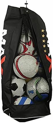 MAXX New Heavy Duty Football Netball Rugby 8/10 Ball Carry Sack Holdall Bag