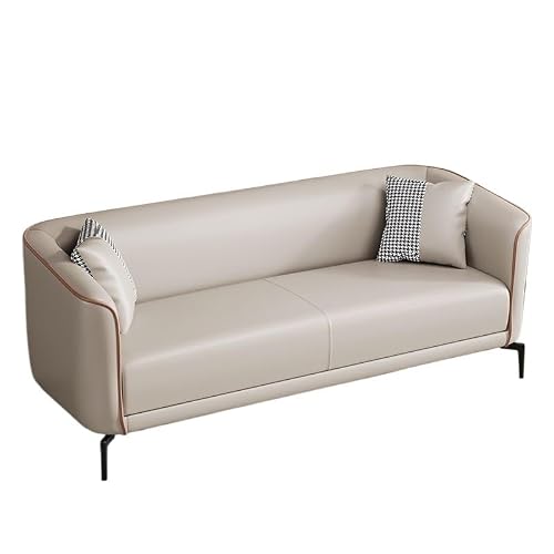 MANAFEEL Kleines Sofa, Couch, einfaches Sofa, kleine Wohnung, Miete, Doppelbett, kleines Sofa, faules Wohnzimmer, Friseursalon, Wartesessel, Couch für kleine Räume (C,182 cm)