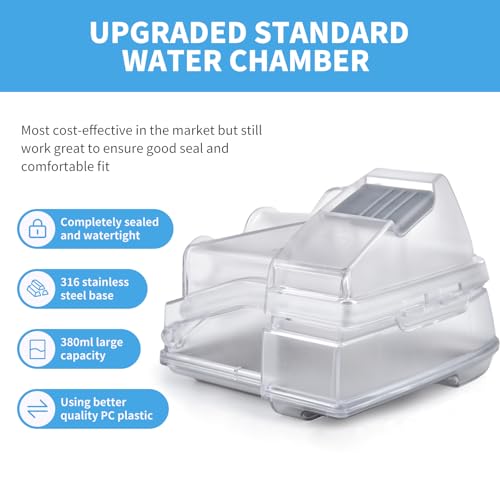 Image of Replacement Water Chamber for ResMed AirSense 10, 380ml Water Tub with 10 Packs Filters,Easy to Install and Clean, Reliable CPAP S10 Supplies