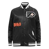 Pro Standard MENS NHL PHILADELPHIA FLYERS OLD ENGLISH SATIN JACKET BLACK XL