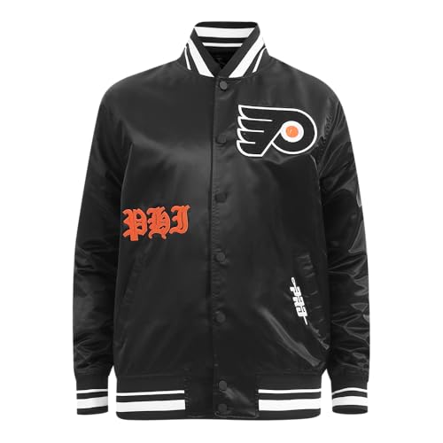Image of Pro Standard Mens NHL Old English Satin Jacket