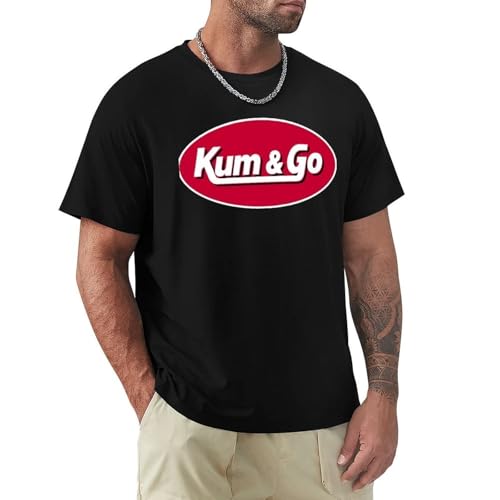 UKHrf35h Kum-and-Go-Logo Essential T-Shirt Black XL