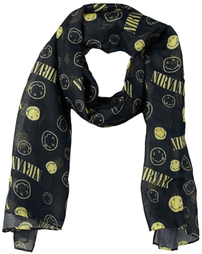Nirvana Logo Unisex Tuch schwarz Band-Merch, Bands, Geschenke Standard