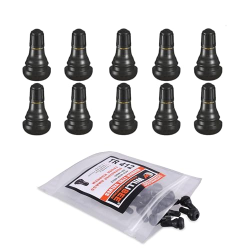 Image of WILLIBEE TR412 Tyre Valve Stem, EPDM Rubber Tubeless Tire Valve Stem for Bike (TR412-10Pcs)