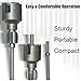 Pipe Thread Cutting Tool, Electric Drill Compatible Pvc Pipe Threader Kit, Thread Trimming and Angle Bolt Repair Tool, Plastic Pipe Threader, Garden Hose Thread Die 1/2