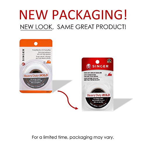 Singer 00240 Heavy Duty Iron-On Fusing Web, Fabric Adhesive #TOP7