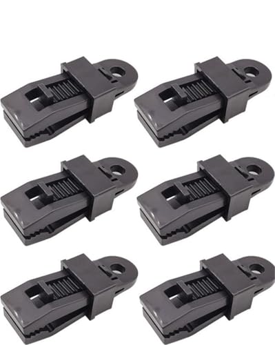 Catchorn Tarp Clips 60 Sets Canopy Clamps for Tents, Awning Wind Rope Clips for Fixing Tarps, Outdoor Camping, Garden Shade Cl