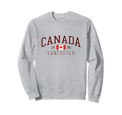 Canada Vancouver British Columbia Vintage Style Gift Sweatshirt