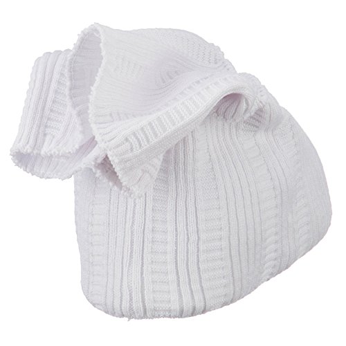 New Rasta Knit Head Band - White Osfm #TOP2