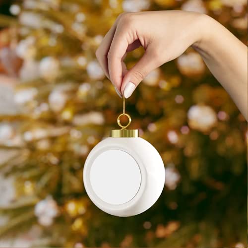 Floor Ground Or Deck Shuffleboard Christmas Ball Ornament