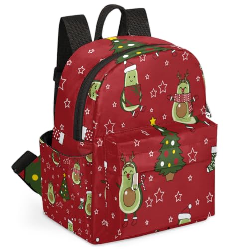 Sac à dos de Noël mignon avocat 6.3L pour femmes et enfants