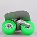 JINCAO Green Portable Roller Road Drift Skates Plate Anti-Slip Board Aluminum Truck with PU Wheels with ABEC-7 608 Bearings