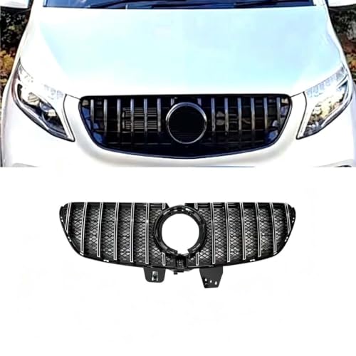 Lsjofjdpsjf Car Front Grille,Compatible with Mercedes-Benz V-Class 260 GTR 2021-2026,Car Exterior Accessories