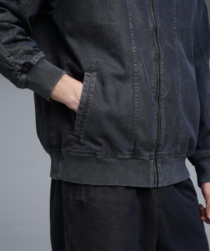 PUMA Veste de survêtement décontractée délavé T7 Future.PUMA.Archive Unisexe M, Black