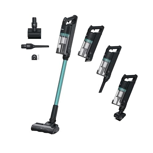 Hoover HF1 Max Cordless Vacuum Cleaner Anti Hair Wrap 200W, 50-min Runtime Rechargeable, 3 Speeds, Double Edge Cleaning, LED Headlight, HEPA Fliter, C