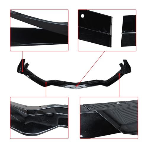 KREACJA Front Lip for 2020-2024 Corvette C8 Z51 STG Carbon Flash Metallic Painted Front Bumper Lip Splitter - Image 5