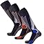 3 Pairs - Black/Blue(1)+black/Orange(1)+black/Silver(1)