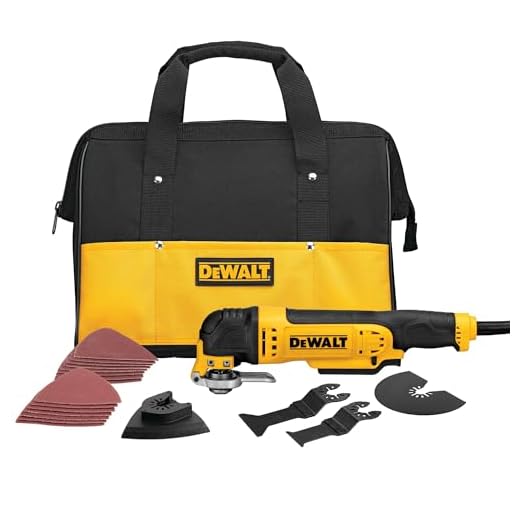 DEWALT DWE315SK Oscillating Multi-Tool Kit, Yellow