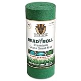 Petramax ReadyRoll Biodegradable Bermuda Grass Seed Mat for Southern Lawn 54 Sq ft. 3-in-1 Grass Seed Rolls w/Mulch & Fertilizer - Perennial Rye, Tall Fescue Blend - Heat Tolerant Lawn Repair Patch