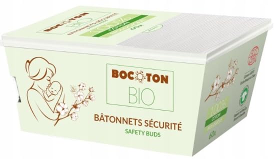 BOCOTON BIO Bâtonnets Bébé Bio Lot de 8 Pack de 60