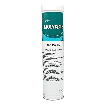 Molykote G-0052 Grease 380g | Plastic and Rubber Compatible Lubricant | Quiet, Long Life | For Composites, OA and Precision Equipment | Medium Capacity