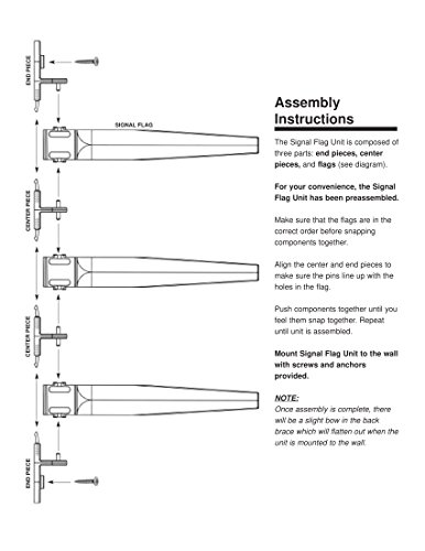 Exam Room Flags (Three Flags, Self Assembly)