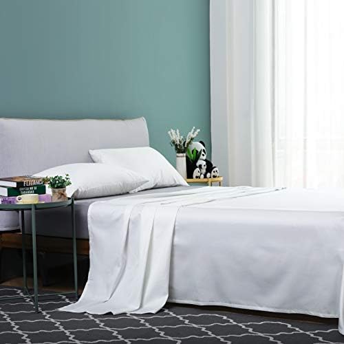 Vanc Home 1 000 TC satin platt lakan egyptisk bomull satin väv 