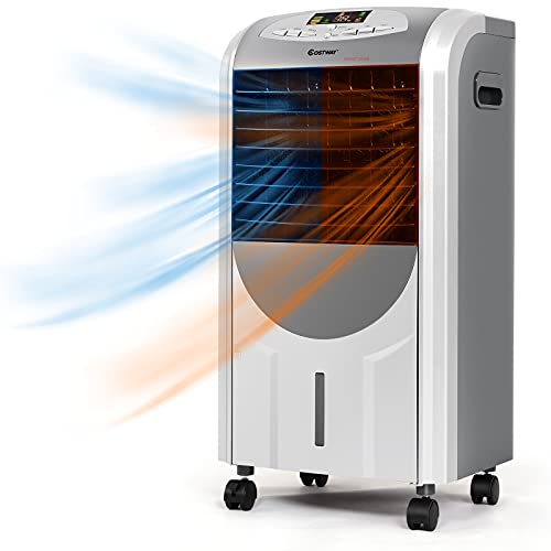 RELAX4LIFE Raffreddatore Evaporativo 5 in 1 con Raffreddamento 75W,Riscaldamento 2000W,...