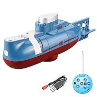 Mini Rc sous-Marin Télécommande Bateau Rechargeable Rc sous-Marine Électronique Jouet Étanche