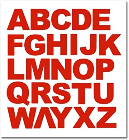 2 x Set of A-Z White Capital & Small Letters - Removable Self Adhesive Waterproof Durable Vinyl Stickers - Digitally Cut to the sticker Shape - size 20mm