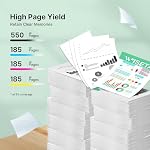 222XL Cartouches d'encre Combo Pack Remplacement 222 Cartouches d'encre 222 222XL T222 T222XL Encre pour travailler avec l'expression Accueil xp-5200 Main-d'œuvre wf-2960 Imprimante (5 Faites votre valise, 2B/C/M/Y)