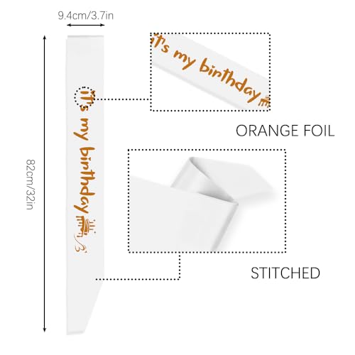 My Birthday Sash - Birthday Decorations & Gifts for Women & Men - Party Suppliers2