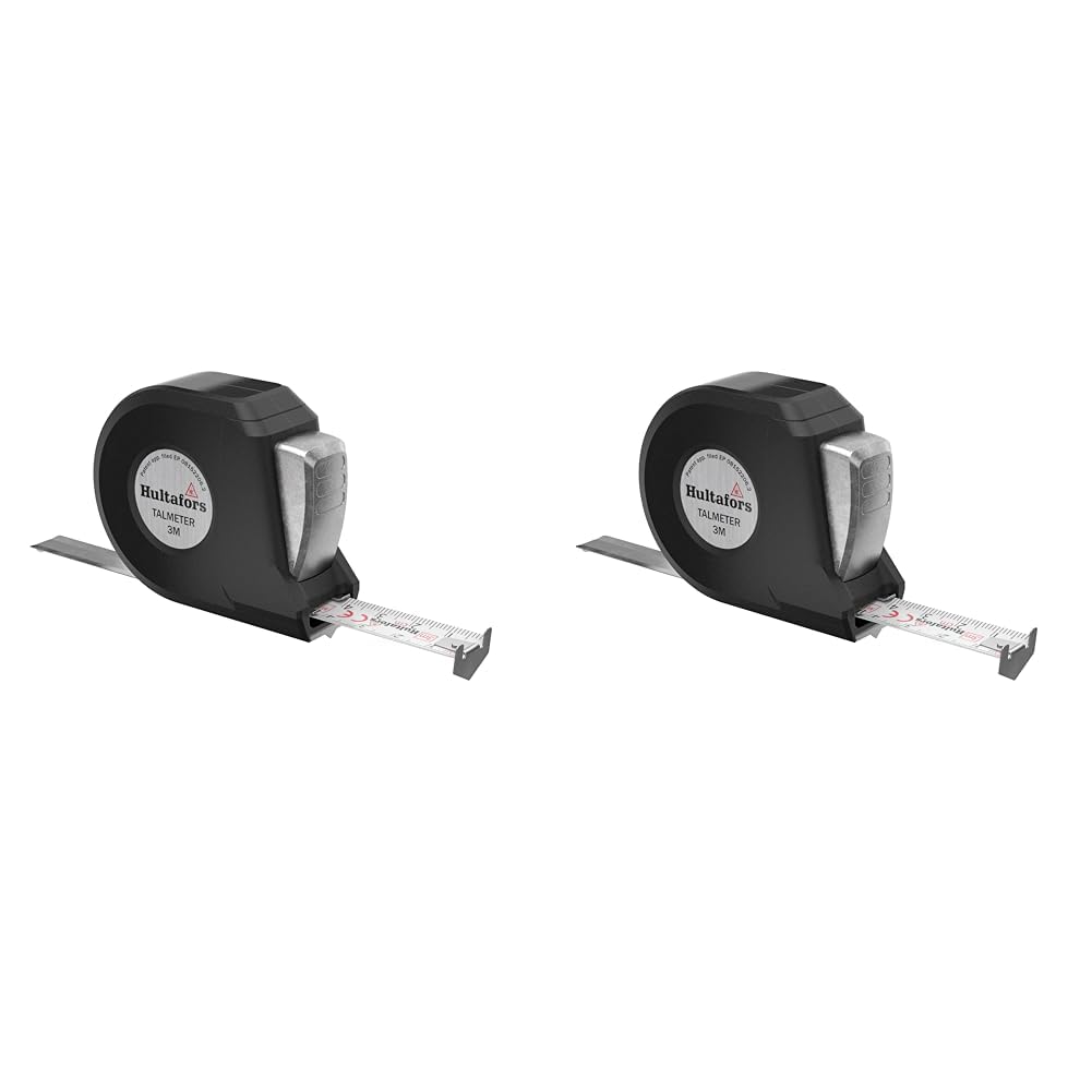 Talmeter tape measure 3 metres I Hultafors I Accuracy class II I Made in EU I 7-in-1 tape measure with unique measuring and marking function I 359203 (Pack of 2)
