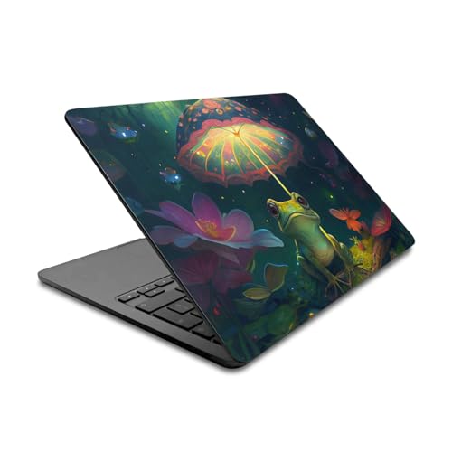 Skin vinyle MacBook Air 13.6 motif Grenouille sous la pluie Sticker ultra-fin