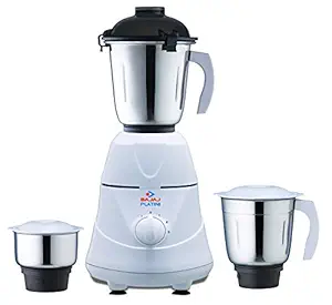 Bajaj Platini PX 7 500-Watt Mixer Grinder (White)