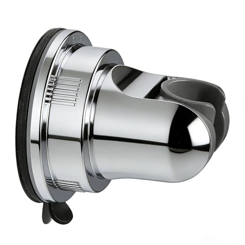 Handheld Shower Head Holder Suction Cup - Relocatable - Wide Angles Adjustable - 90° Downward -...