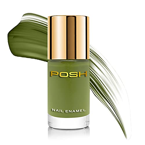 Posh High Gloss Quick Dry Nail Polish 9ml Olive Green, 650-image-16