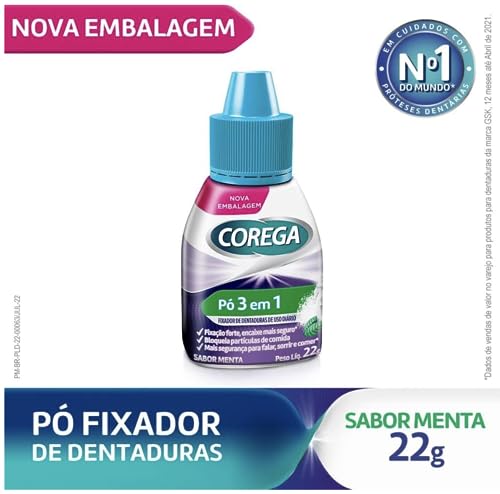 Fixador De Dentaduras Pó, Corega, 22G