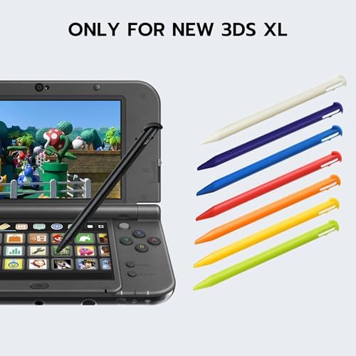 Mcbazel 닌텐도 뉴 3DS XL용 스타일러스 펜, 멀티 컬러, 새로운 3DS XL 스타일러스 펜, 닌텐도 뉴 3DS XL용 정밀 컨트롤 스타일러스 (8팩) — 사진 2