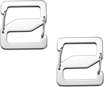 Adjustable Slide Metal Belt Buckles, 1 in/25mm, 2 Pcs, for Leather Handbag Accessories